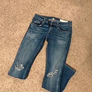 Rag and Bone Dre Low-Rise Jeans Sz 25